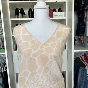 Equipment silk sleeveless blouse